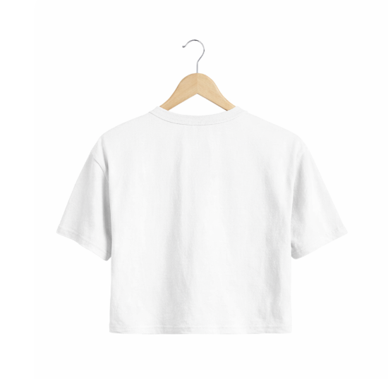 "B" baseball cropped tshirt