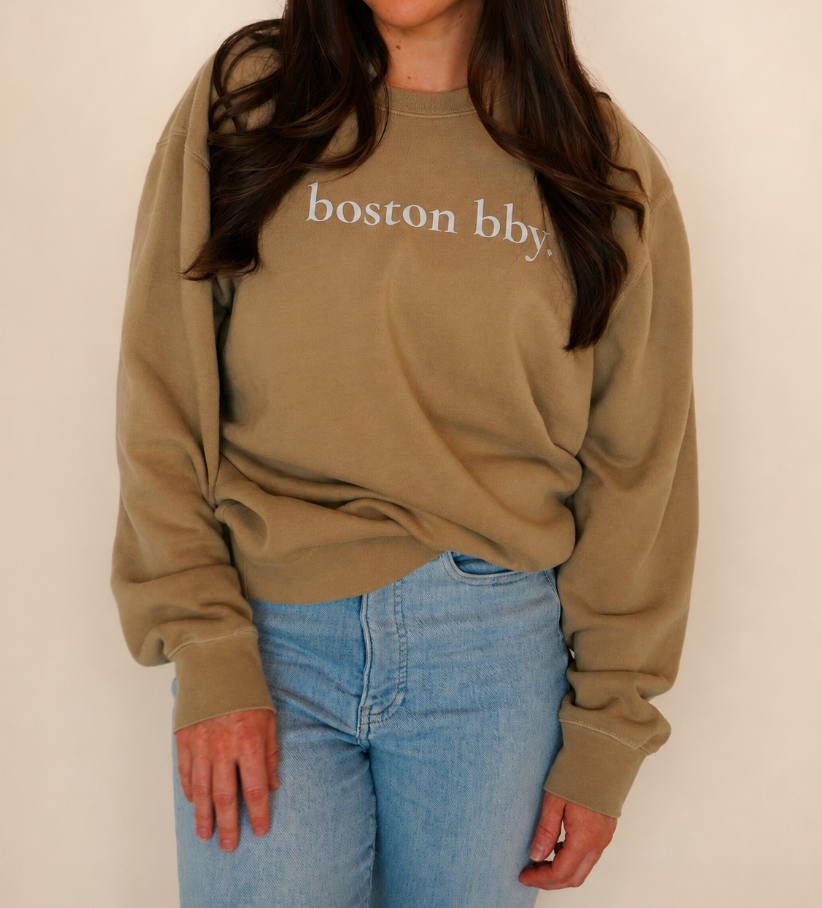 boston bby. Relaxed Fit Crewneck