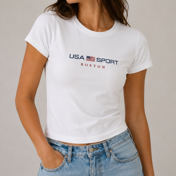 USA Sport Baby Tee