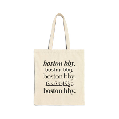 boston bby. canvas tote