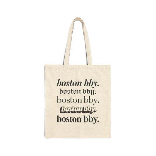 boston bby. canvas tote