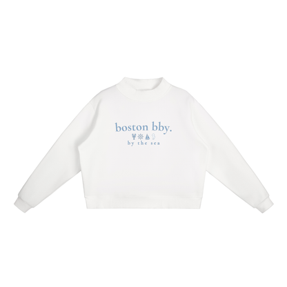 White By The Sea Mockneck