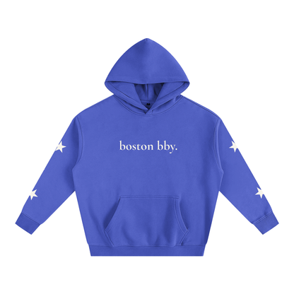 Star Sleeve Royal Blue Hoodie