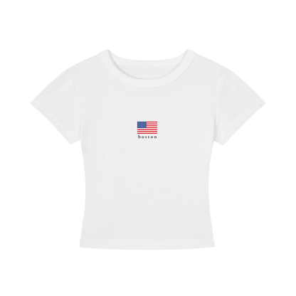 boston American Baby Tee