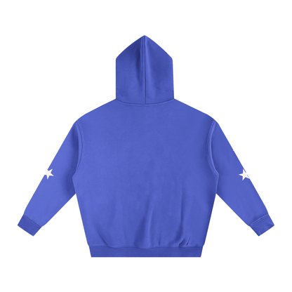 Star Sleeve Royal Blue Hoodie