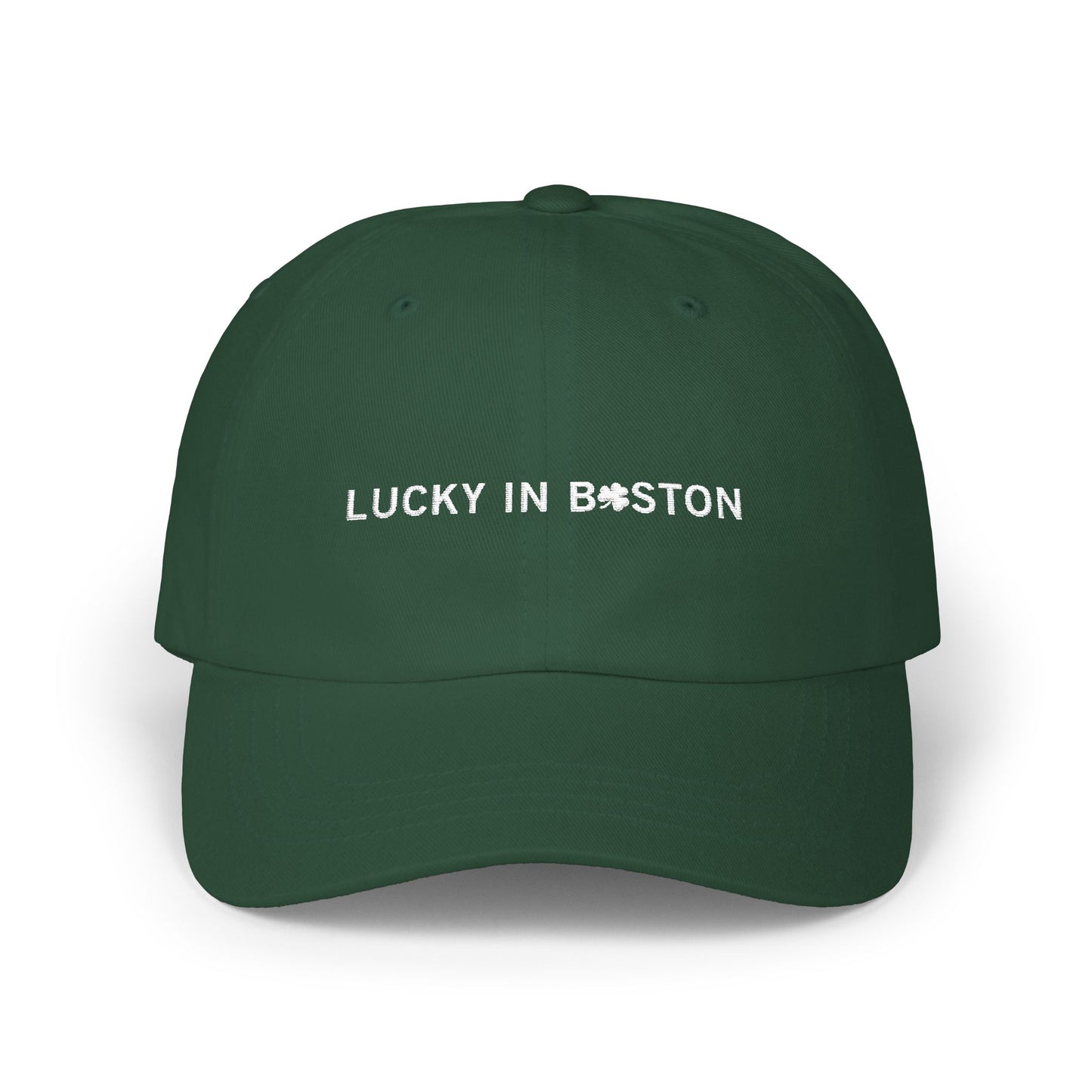 lucky in boston baseball hat