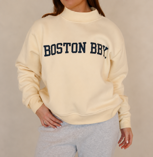 Yellow boston bby. Mockneck