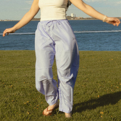 Blue Harbor Stripe Barrel Pants