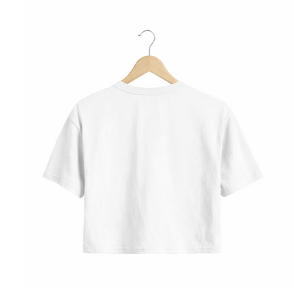 "B" baseball cropped tshirt