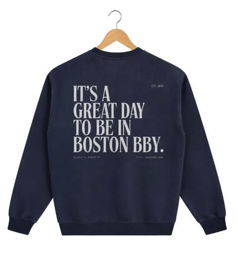 it's a great day to be in boston bby. - navy