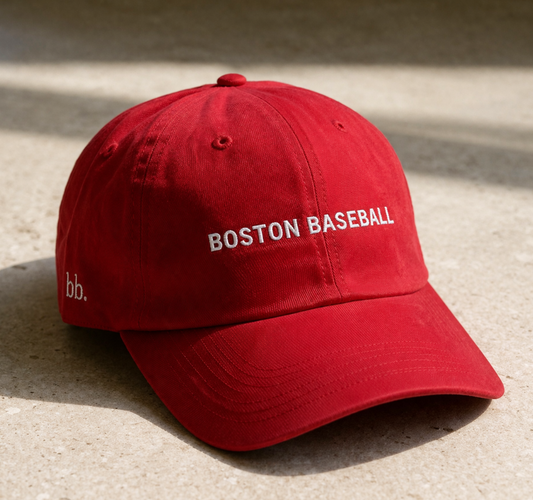 Boston Baseball Hat - Red
