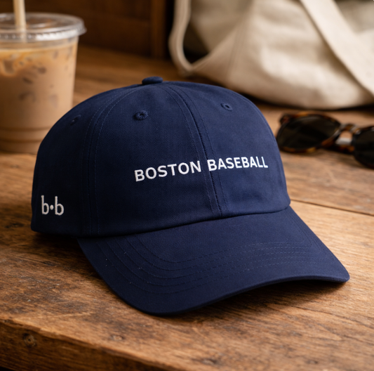 Boston Baseball Hat - Navy