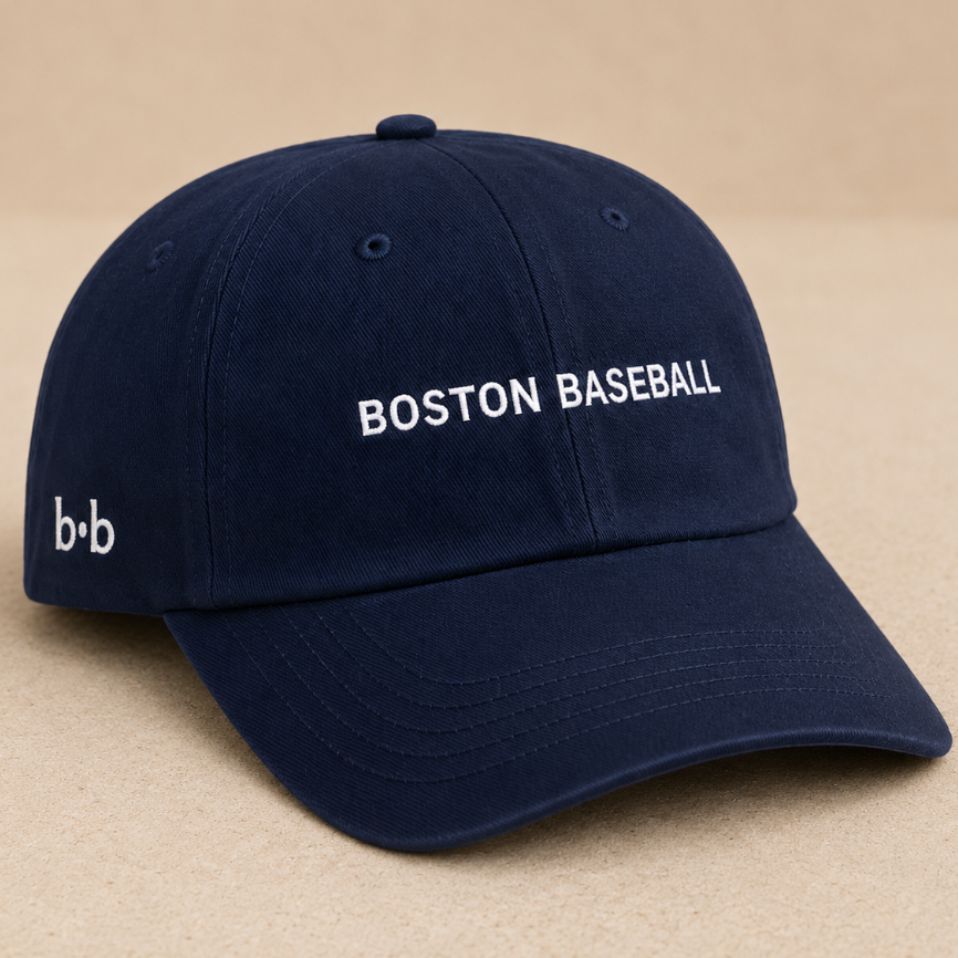Navy Boston Baseball Hat