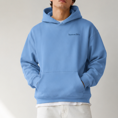 Light Blue boston bby. Hoodie