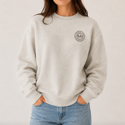 Grey Great Day boston bby. Crewneck