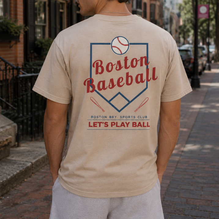 Boston Baseball Retro Tshirt