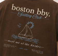 boston bby. Sailing Club T-shirt