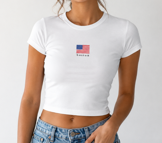 boston American Baby Tee