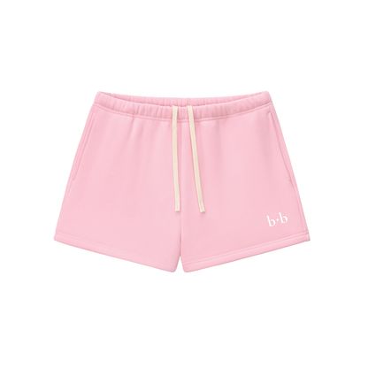 Soft Pink boston bby. Sweatshorts
