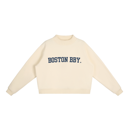 Yellow boston bby. Mockneck